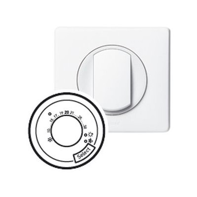 Enjoliveur Céliane - thermostat fil pilote / CPL - blanc 