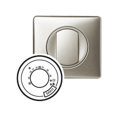 Enjoliveur Céliane - thermostat fil pilote / CPL - titane 