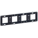 Support pour fixation à vis Batibox - montage horiz/vert - pour 4 postes -10 modules 