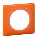 Plaque - 1 poste - Orange 70's