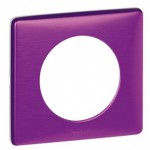 Plaque Céliane - Métal - 1 poste - Violet Irisé 