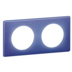 Plaque - 2 postes - Violet 90's