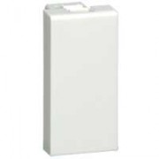 Obturateur Programme Mosaic - 1 module  - Blanc