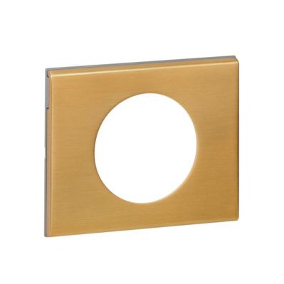 Plaque - 1 poste - Bronze doré 