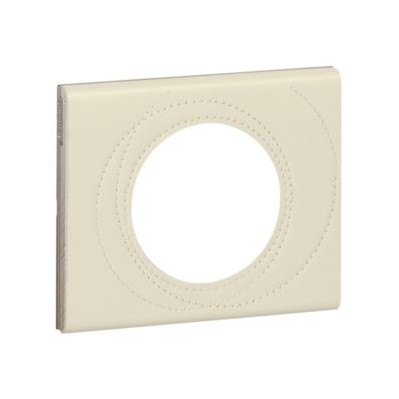 Plaque - Matière - 1 poste - Cuir perle couture 