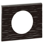 Plaque - Matière - 1 poste - Cuir pixel 