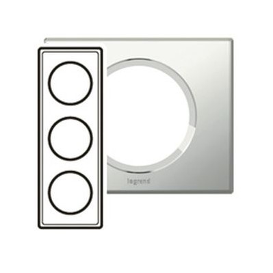 Plaque - Exclusives - 3 postes - Verre miroir 