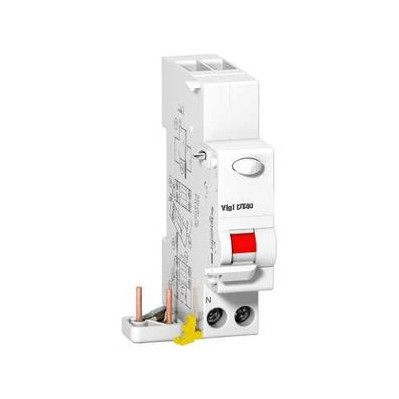 Prodis bloc différentiel 25A - 1P+N - 300mA instantané - type AC - 230VCA - Vigi DT40 