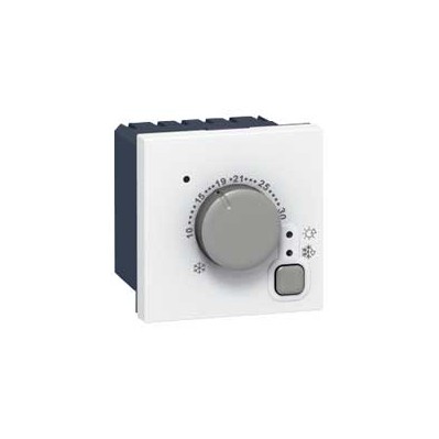 Thermostat d'ambiance électronique - Prog Mosaic - 5 à 30° C - 2 mod - Blanc