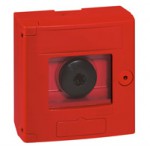 Coffret de sécurité ''bris de glace'' - double position - rouge - saillie