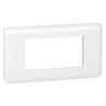 Plaque Programme Mosaic - 4 modules - horizontal - Blanc