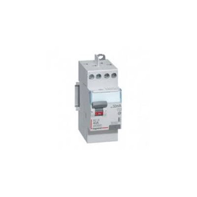 Interrupteur différentiel 25A - vis/auto - 2 modules - 230v~ - Type ac - 30ma