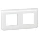 Plaque Programme Mosaic - 2x2 modules - horizontal - blanc