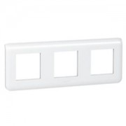 Plaque Programme Mosaic - 3x2 modules - horizontal - Blanc