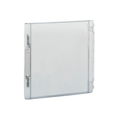 Porte transparente xl³ 125 - ip 40-ik 09 pour coffret 2 rangées 