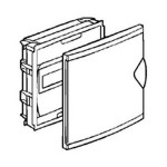 Coffret mini encastré - porte isolante blanc RAL 9010 - 1 rang - 6+2 modules
