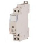 Contacteur de puissance bobine16A - 230 v~ - 2p - 250 v~  - O + F - 1 module  