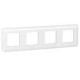 Plaque Programme Mosaic - 4x2 modules - horizontal - Blanc