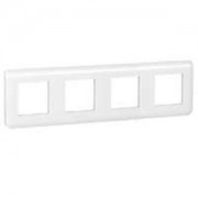 Plaque Programme Mosaic - 4x2 modules - horizontal - Blanc