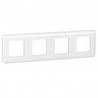 Plaque Programme Mosaic - 4x2 modules - horizontal - Blanc