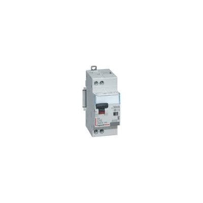 Disjoncteur différentiel 16A mono dx³ 6000 - auto/vis - U+N 230v~ - type HPI - 30ma - 10ka - courbe C - départ 