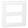 Plaque Programme Mosaic - 2x5 modules - blanc