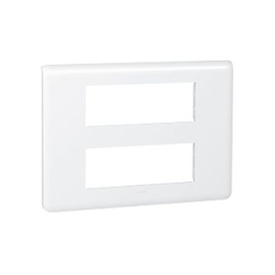 Plaque Programme Mosaic - 2x6 modules - Blanc