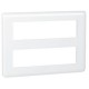 Plaque Programme Mosaic - 2x8 modules - Blanc