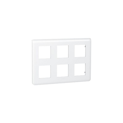 Plaque Programme Mosaic - 2x3x2 modules - Blanc