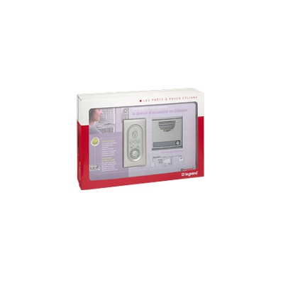 Kit portier villa audio Céliane - platine de rue encastrée 