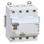 Interrupteur différentiel 40A vis/vis - 4p- 400v~ - type AC - 30ma - départ bas - dx³-id  