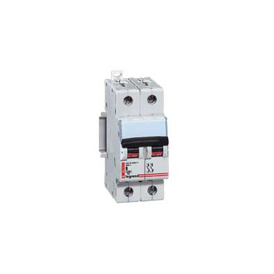 Disjoncteur magnéto-therm DX 6000 - Lexic à vis - 2P - 230/400 V~ - 10 A - courbe C 