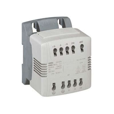 Transfo commande et signal mono connexion auto - prim 230/400 V/sec 24 V - 250 VA 