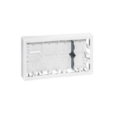 Cadre Programme Mosaic - pour support réf. 802 59 - prof 40 mm - 3 modules