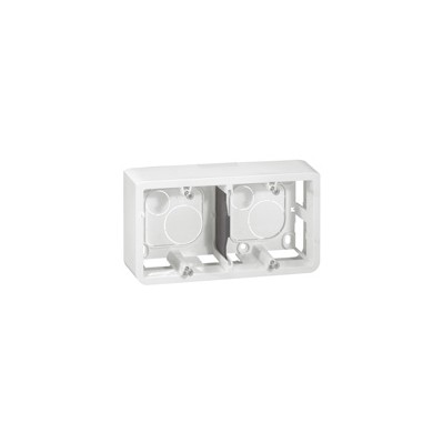 Cadre Programme Mosaic - pour support réf. 802 52 - prof 40 mm - 4/5 ou 2x2 modules horizontal