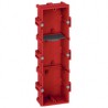Boîte multiposte Batibox - maçonnerie - 3 postes 6/8 modules - verticale/horizontal -prof. 40