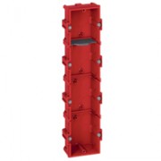 Boîte multiposte Batibox - maçonnerie - 4 postes 8/10 modules - verticale/horizontale -prof. 40