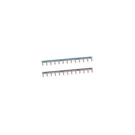 Peigne d'alimentation HX³ - 1P - universel Ph + N - Long. 13 modules